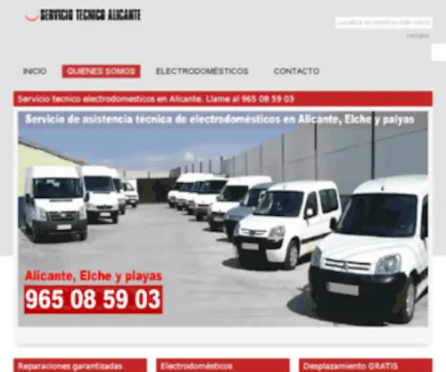 Serviciotecnicoalicante.com(Servicio técnico Alicante) Screenshot