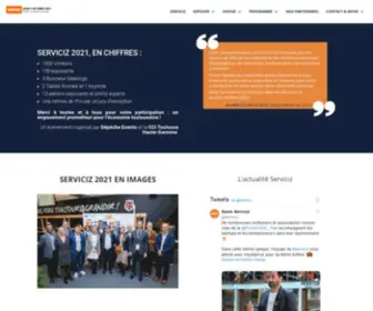 Serviciz.fr(Le salon professionnel des services aux entreprises) Screenshot