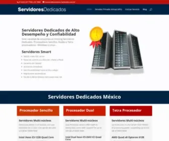 Servidores-Dedicados.com.mx(Servidores Dedicados México) Screenshot