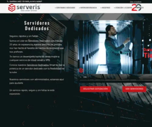 Servidoresdedicados.com.mx(Servidoresdedicados) Screenshot