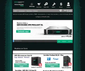 Servidoreshp.com(Distribuidor Autorizado en Servidores HPE México) Screenshot