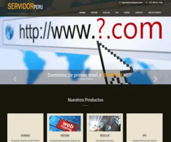 Servidorperu.com(Servidor Peru) Screenshot