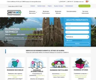 Servieco.com(Mudanzas Barcelona con Total Garantía) Screenshot