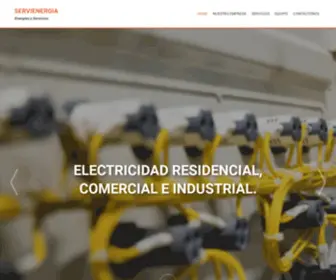 Servienergia.com(Energías y Servicios) Screenshot