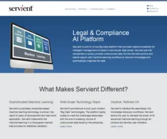 Servient.com(Cloud Native) Screenshot