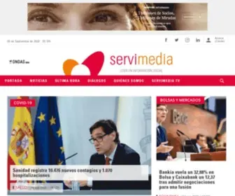 Servimedia.es(Líder en Información Social) Screenshot