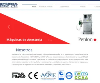 Servimedicalgroup.com(Servimedical Group) Screenshot