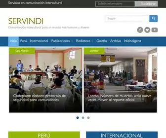 Servindi.org(Servicios de Comunicación Intercultural) Screenshot