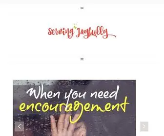Servingjoyfully.com(Loving Generously) Screenshot