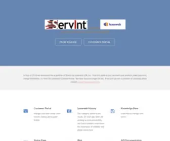 Servint.net(Leaseweb) Screenshot