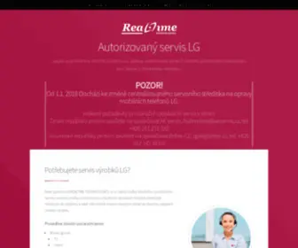 Servis-Zona.cz(Servis LG) Screenshot