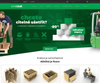Servisbal.cz(SERVISBAL OBALY s.r.o) Screenshot