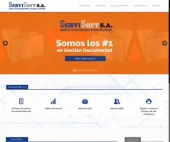 Servisoft.co(Servisoft S.A. Gestión Documental Mercurio BPM ECM Workflow Flujos de TrabajoDMS) Screenshot