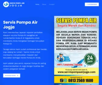 Servispompaairjogja.com(Ahli Pompa Air di Yogyakarta) Screenshot
