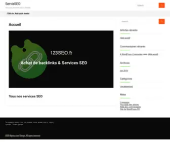 Servisseo.fr(Tous les services SEO détaillé) Screenshot