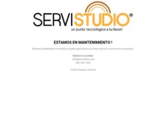 Servistudio.com(PAGINAS) Screenshot