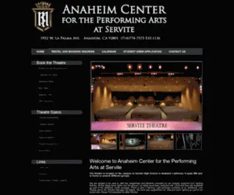 Servitetheatre.org(Servite High School Theatre) Screenshot