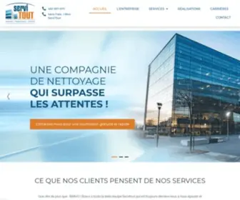 Servitout.com(Entretien ménager commercial) Screenshot