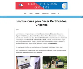 Serviu4.cl(Instituciones para Sacar Certificados Chilenos) Screenshot