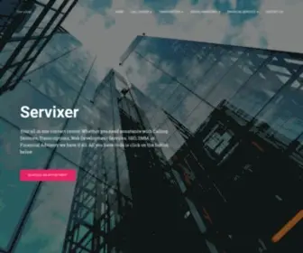 Servixer.com(Transcription Services) Screenshot