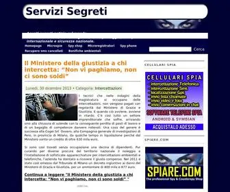 Servizi-Segreti.com(Servizi Segreti Intelligence) Screenshot