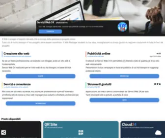 Serviziweb24.it(Servizi Web 24) Screenshot