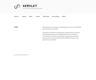 Servlet.com(Home — Servlet) Screenshot