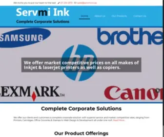 ServMi.co.za(Printer Cartridges) Screenshot