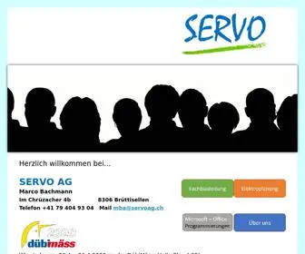Servoag.ch(SERVO AG) Screenshot
