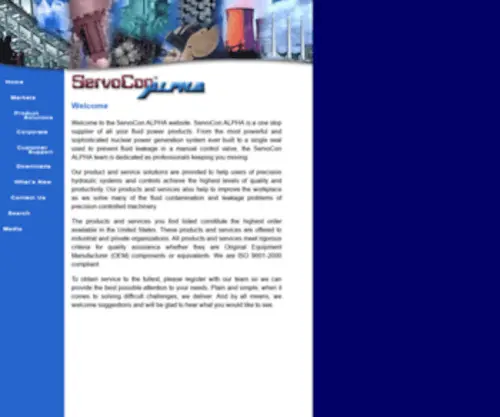 Servoconalpha.com(ServoCon ALPHA) Screenshot