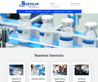 Servolab.com.ve(Servolab) Screenshot