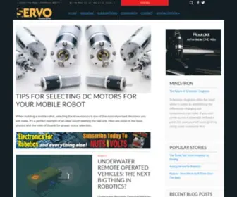 Servomagazine.com(Servo Magazine) Screenshot