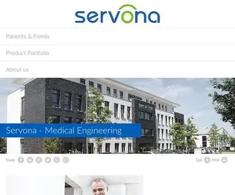 Servona.com(Medical Engineering) Screenshot