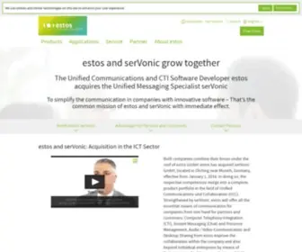 Servonic.com(Enables easy communication) Screenshot