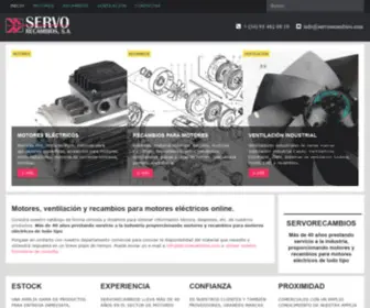 Servorecambios.com(Motores eléctricos) Screenshot