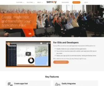 Servoy.com(Home) Screenshot