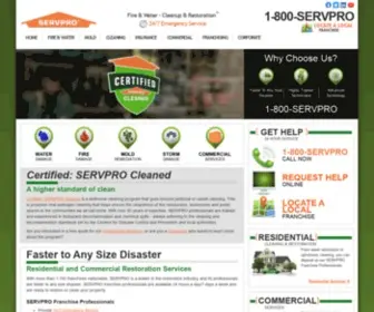 ServPro.com(Commercial & Residential Restoration Services) Screenshot