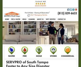 ServProsouthtampafl.com(Tampa, FL Water, Fire & Mold Damage Cleanup and Restoration) Screenshot