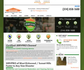 ServProwestkirkwoodsunsethills.com(Sunset Hills) Screenshot