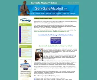 Servsafealcohol.com(ServSafe Alcohol Online) Screenshot