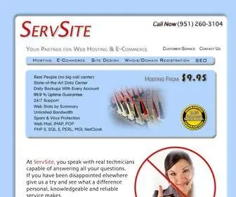 Servsite.com(ServSite) Screenshot