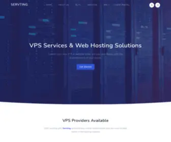 Servting.com(VPS & Web Hosting) Screenshot