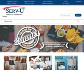 Servu-Online.com(Serv-U Restaurant Equipment & Supply) Screenshot