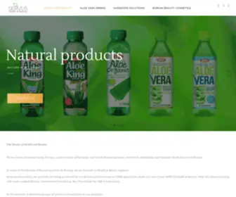 Servuseurope.com(The World's finest cosmetic and health products) Screenshot