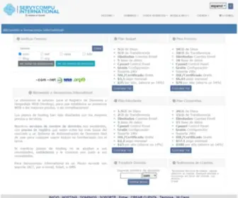 Servycompu.com(Registro de dominios) Screenshot