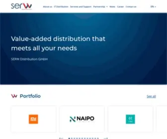 Serw-Distribution.com(SERW Distribution GmbH) Screenshot