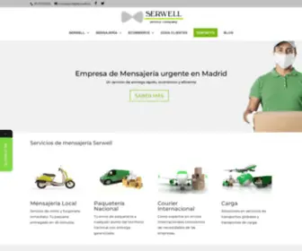 Serwell.es(Empresa de mensajería en Madrid) Screenshot