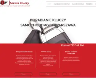 Serwiskluczy.pl(Dorabianie kluczy samochodowych Warszawa) Screenshot