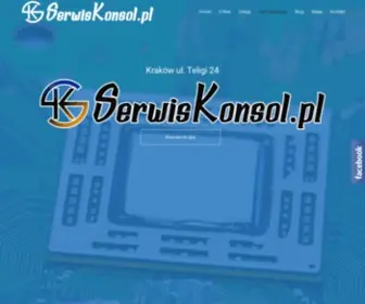 Serwiskonsol.pl(Serwis Konsol Microsoft Xbox Sony PlayStation Nintendo) Screenshot