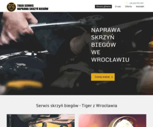 Serwisskrzynbiegowwroclaw.pl(Serwis skrzyń biegów Tiger) Screenshot